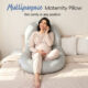 U Shaped Cooling Fabric Pregnancy Pillow - Image 7